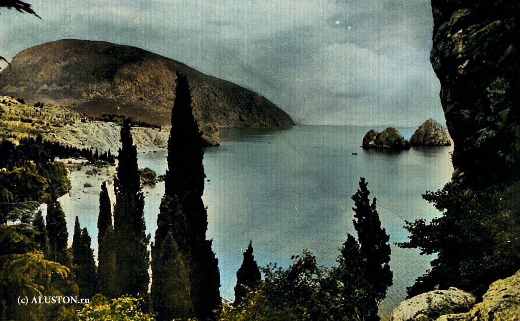 Yalta, Gurzuf, г. Аю-Даг, 1956 г.